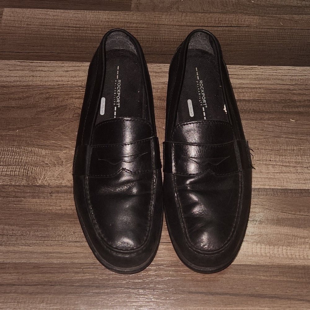 Rockport Walkability Loafers Black Size 10.5